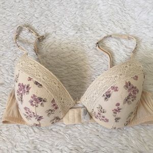 Women's secret floral print bra